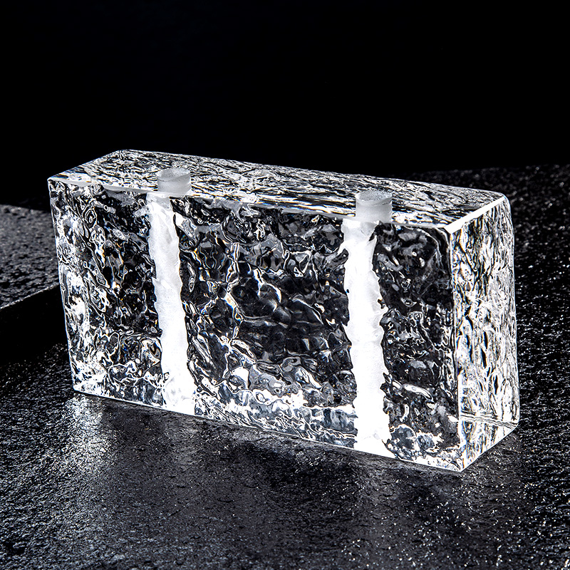 perforated glass brick