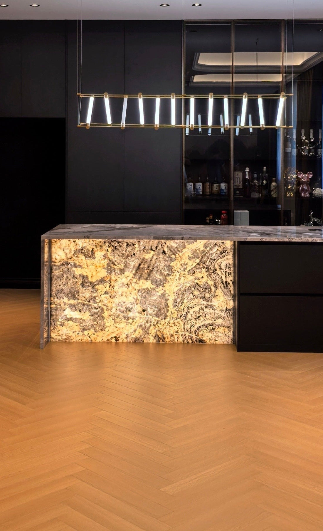 Backlit Stone (Translucent) for Walls, Bar Fronts & Reception Desks