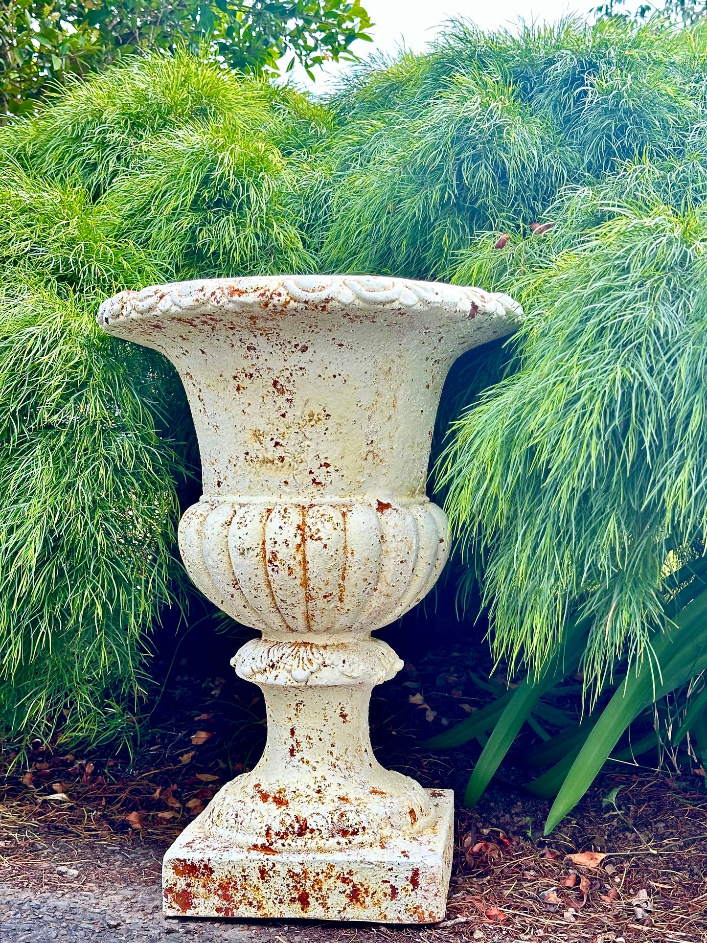 Antique Cast Iron Urn